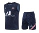 22/23 Paris Vest Training Suit Kit Black1:1 Quality Training Shirt