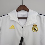 Real Madrid White Windbreaker 2022