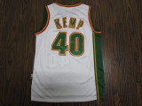 NBA Retro supersonic 40 Sean camp white green edge 1:1 Quality