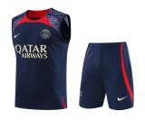 PSG Paris Blue 1:1 Quality Training Vest（A-Set）23/24