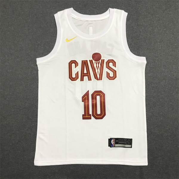 Cleveland Cavaliers CARLAND #10 White 1:1 Quality NBA Jersey 22/23