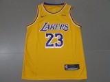NBA Lakers #23 James yellow 1:1 Quality