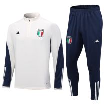 23/24 Italy Training Suit White 1:1 Quality Training Jersey 23/24 Italy Training Suit White 1:1 Quality Training Jersey