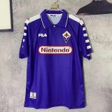 1998/1999 Fiorentina Home Fans 1:1 Retro Soccer Jersey