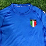 2000 Italy Home Blue 1:1 Retro Soccer Jersey