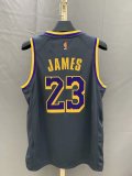 NBA Laker black classic James No.23 1:1 Quality