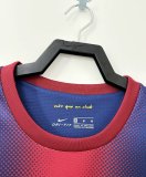 2012/2013 Retro Barcelona Home Long sleeve 1:1 Quality Soccer Jersey