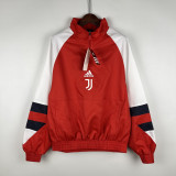 Juventus Red Windbreaker（袖子白色）23/24