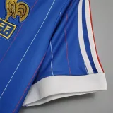 1982 France Home 1:1 Quality Retro Soccer Jersey