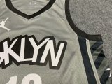 NBA Nets grey Harden No.13 1:1 Quality