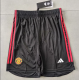 23/24 Manchester United Black  White 1:1 Quality Shorts
