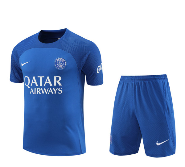PSG Training Kit Blue 1:1 Quality Training Shirt 22/23