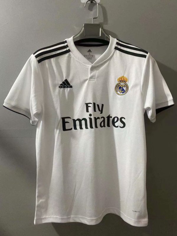 Retro Real Madrid Home 1:1 Quality Soccer Jersey 2018/2019