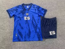 El Salvador Home 1:1 Kids Soccer Jersey 23/24