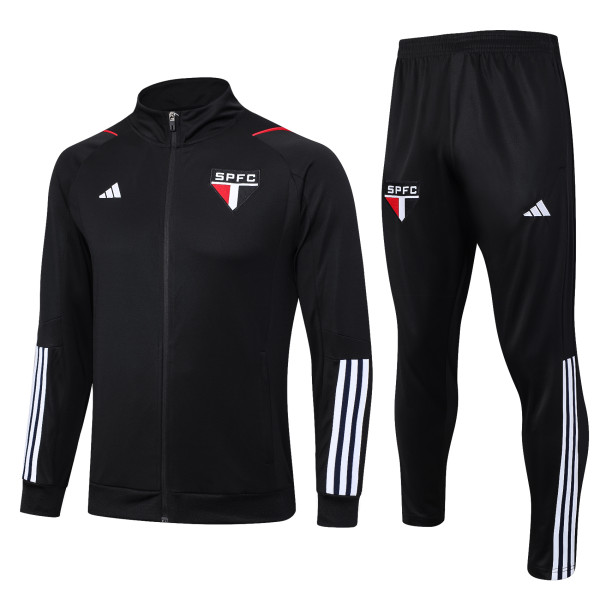 23/24 Sao Paulo Black Jacket Tracksuit 1:1 Quality