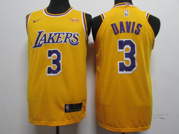 NBA New Laker 3 Davis yellow 1:1 Quality
