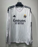 Real Madrid Home Fans Long sleeve 1:1 Quality Soccer Jersey 24/25