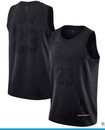 NBA Lakers 23 honor black 1:1 Quality