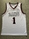 NCAA University of Gonzaga #1 white university Jersey 1:1 Quality
