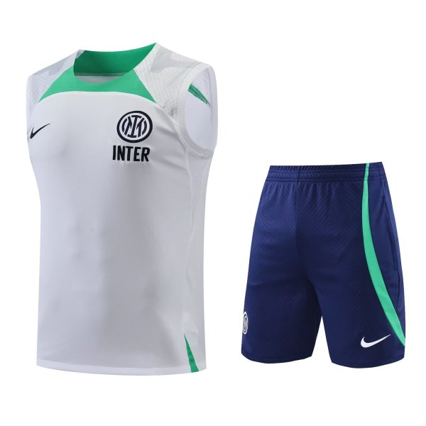 Inter Milan White 1:1 Quality Training Vest(A-Set)22/23