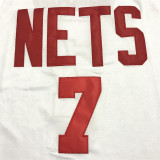 Nets Durant #7 White 1:1 Quality Retro NBA  Jersey 22/23