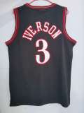 NBA Mitchell & ness76 3 Black 1:1 Quality
