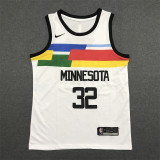 Minnesota Timberwolves TOWNS #32 White City Edition 1:1 Quality NBA Jersey 22/23