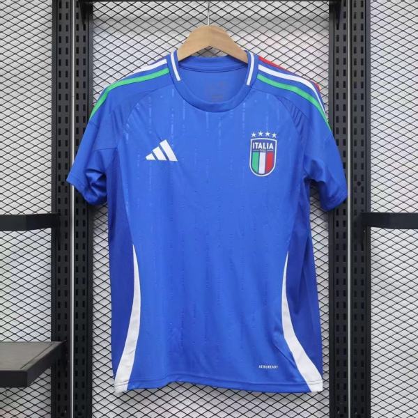 Italy Home Fans 1:1 Quality Soccer Jersey 24/25