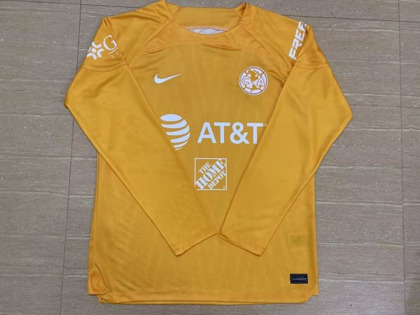 Club America Goalkeeper Long Sleeve Fans 1:1 Quality Soccer Jersey 23/24