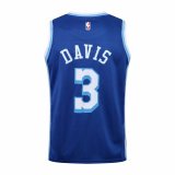 NBA retro Laker Davis No.3 1:1 Quality