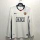 Manchester United Away Long Sleeve 1:1 Quality Retro Soccer Jersey 2008/2009