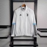 23/24 Juventus White Windbreaker