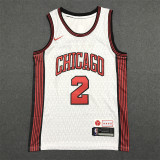 22/23 Bull BALL #2 White City Edition 1:1 Quality NBA Jersey