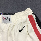 19/20 Trail Blazers Beige 1:1 Quality NBA Pants