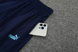 22/23 Marseille Vest Training Suit Kit Blue 1:1 Quality Training Shirt