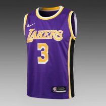 NBA Laker purple Davis No.3 1:1 Quality
