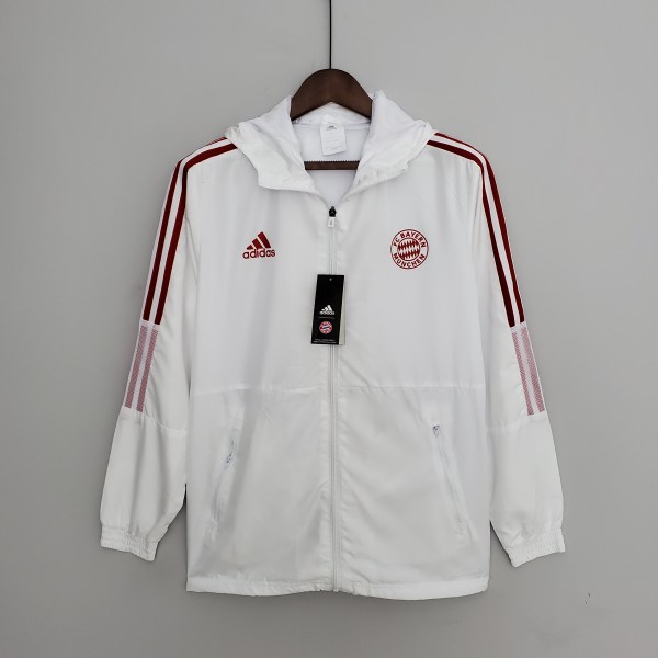 2022 Bayern Munich White Windbreaker