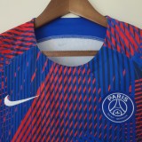PSG Blue Red Fans Version 1:1 Quality Training Shirt 23/24