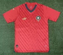 23/24 Morocco Home Red Fans 1:1 Quality Soccer Jersey