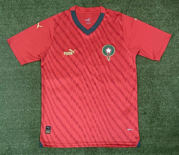 Morocco Home Red Fans 1:1 Quality Soccer Jersey 23/24
