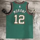 NBA Grizzlies green 12 Morant with chip 1:1 Quality