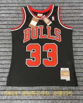 Chicago Bulls PIPPEN #33 Black Hot Pressing 1:1 Quality Men NBA Jersey 1995 Chicago Bulls PIPPEN #33 Black Hot Pressing 1:1 Quality Men NBA Jersey 1995