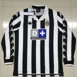 1999/2000 Retro Juventus Home Long Sleeve 1:1 Quality Soccer Jersey