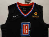 NBA New season clippers (new fabric print) 13 George City Edition dark blue, black, white, retro white 1:1 Quality