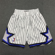 Magic White Stripe 1:1 Quality Retro NBA Pants