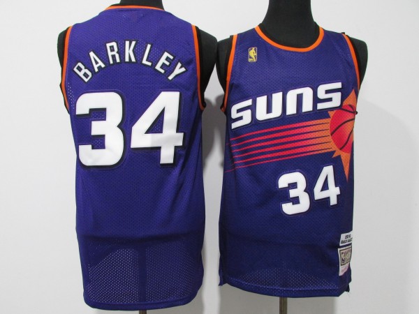 Retro Gold Suns Buckley #34 purple 1:1 Quality