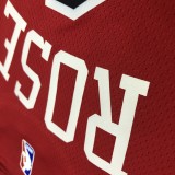 NBA Bulls crew red No. 1 Ross with chip 1:1 Quality