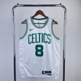 NBA Celtics White PORZINGIS#8 Men Jersey Top Quality Hot Pressing Number And Name 2023