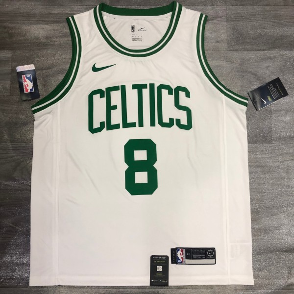 NBA Celtics retro white (No.8 Anthony Walker) with chip 1:1 Quality