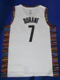 NBA Nets 7 city version white 1:1 Quality